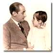 Enrico Firpo con la figlia